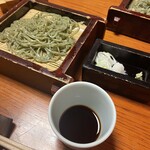 Kanzesui - 本日の変わり蕎麦はシソ（柚子も美味しい）♪