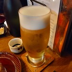 おじさんと日本酒 - 生ビール