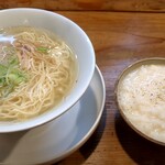 馬山 - いつでもランチ（塩ラーメンとチーズリゾット）