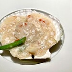 中国料理 美麗華 - 道産帆立貝柱のズワイ蟹ソース掛け