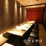h Soba Kappou Yamazaki - 個室でお食事をお楽しみください