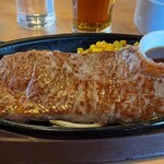 ガスト - 料理写真:サーロインステーキセット 1850円。