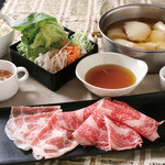 Kochifukaba - 和牛＆燦然豚しゃぶしゃぶ御膳