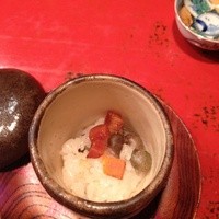 草喰 なかひがし - むかごと唐墨のおこわ蒸し