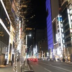 ノアケ トーキョー - 購入した日の銀座。年末。