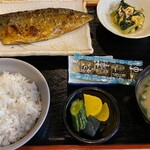 川瀬 - 日替わり焼魚定食(さば、のり)