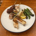 鳥光 - 手羽先･野菜焼･ねぎ身･ずり