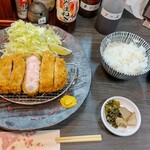 Mashio Sango Hachi - 上ロースかつ定食 1,380円 消費税10%込