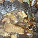 里湯昔話・雄山荘 - 鰻のじゅんじゅん鍋が煮えましたー