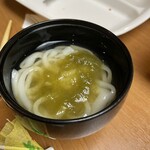 里湯昔話・雄山荘 - お子様ランチの小うどん