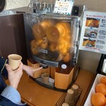 海の別邸ふる川 - 朝のオレンジジュース