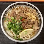 麺処 綿谷 - 牛肉ぶっかけ小（540円）