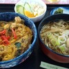 Chikashokudou Tenrin - ミニラーメンとカツ丼セット680円