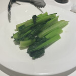 シンガポール・シーフード・リパブリック - 青菜の強火炒め(990円)