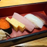 Sushiya Ginzou - お得なにぎり寿司付きコース≪2時間飲み放題付き＋全7品≫ 4,300円⇒4,000円からにぎり寿司（4貫・玉子つまみ）