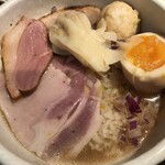 鴨出汁中華蕎麦 麺屋yoshiki - 特製鴨出汁中華蕎麦+小ライス