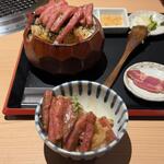 古民家焼肉 古登里 - 銘柄牛のひつまぶし(1杯目)