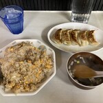 龍王 - 炒飯+餃子(中華スープ付き)