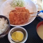 北の勝 - 串かつ定食500円