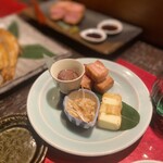 Jinguumae Mokuchi - 珍味盛り