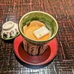 日本料理 木の花 - 鱈白子蒸し