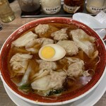 広州市場 - ランチ雲呑麺　醤油