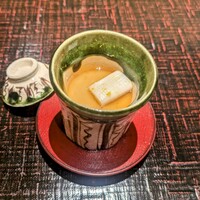 日本料理 木の花 - 鱈白子蒸し