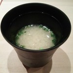 匠　達広 - お吸い物・・しょっぺっ(笑)