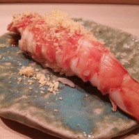 匠　達広 - 蒸し車海老。。柔らかい(^。^)
