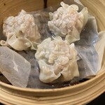 手づくり料理 えい八 - 蒸ししゅうまい蓮根入り350円