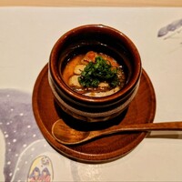 隠れ家鉄板おぶ - フォアグラの茶碗蒸し