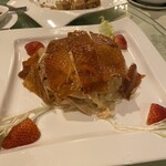 葡京日麗 - 脆皮にした鶏に夏みかん的な柑橘を和えて軽く食わせるのがニクい。
