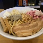 煮干らーめん 川むら - まぜそば(300g+ニンニク+マヨ) 