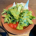 SAAWAAN BISTRO - ランチセットの付け合わせの生野菜