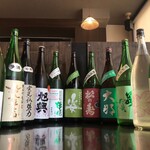 デンゾウ・バー - 店主の出身地 栃木の日本酒を常時20種類以上 揃えています