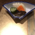 割烹 隆 - お漬物さんでーす。