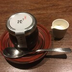 割烹 隆 - 黒糖ゼリーさんでーす。