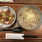 蝦夷前そばと豚丼 北堂 - 