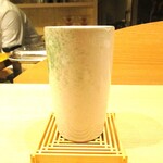 Oku - 家人享用的綠茶550日圓。