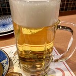 Saketo Tsumami Fuchuu Furatto - 生ビールジョッキ