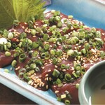 焼肉名菜 晋州 - 炙りレバー