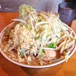 豚星。 - 小ラーメン（野菜・ニンニク￥650）12/3/2013