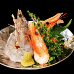 Assortment of 3 kinds of shrimp