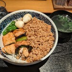 むろまち鳥や - 【2023/12】鶏そぼろ丼