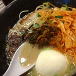 平九郎R - 辛子高菜と辛ネギ投下