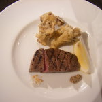 ザ ハウス オブ パシフィック - ｺｰｽ②黒毛和牛ｻﾛｰｲﾝの網焼き