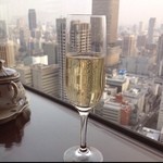 ザ・リッツ・カールトン大阪 - チエックイン時にシャンパンを頂きました。