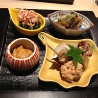 澤いち - ★7　すっぽんの辛味噌和え（右上）など