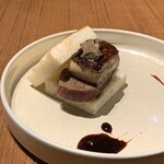 焼肉うしごろ - 牛ヒレ・フォアグラ・トリュフのロッシーニサンド