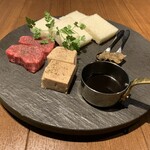 焼肉うしごろ - 牛ヒレ・フォアグラ・トリュフのロッシーニサンド